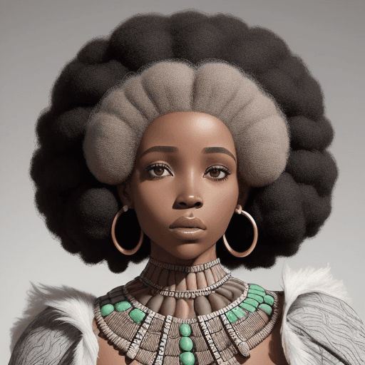 AI generated: Une personne âgée afro-américaine : Une personne d'origine africaine ou afro-américaine avec des che...
