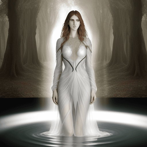 AI generated: luzerne fashion x rays of light by sebastian rossetti, in the style of yigal ozeri, ursula von rydin...