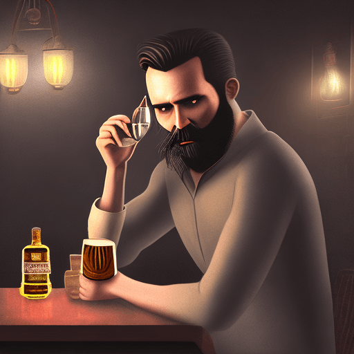 AI generated: hyper realistic, photorealistic, high resolution, young man with black short hair and short black be...