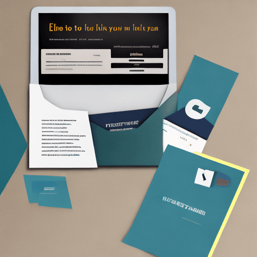 AI generated: Graphic piece of e-mail marketing that invites you to take a credit product, in a close and inspirin...