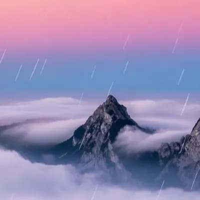 AI generated video: raining