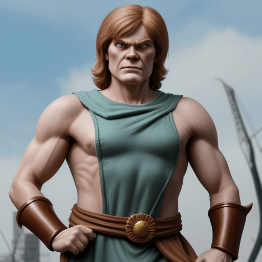 AI generated: Javier Milei as He Man,
hiperealistic, 