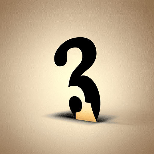 AI generated: a question mark logo