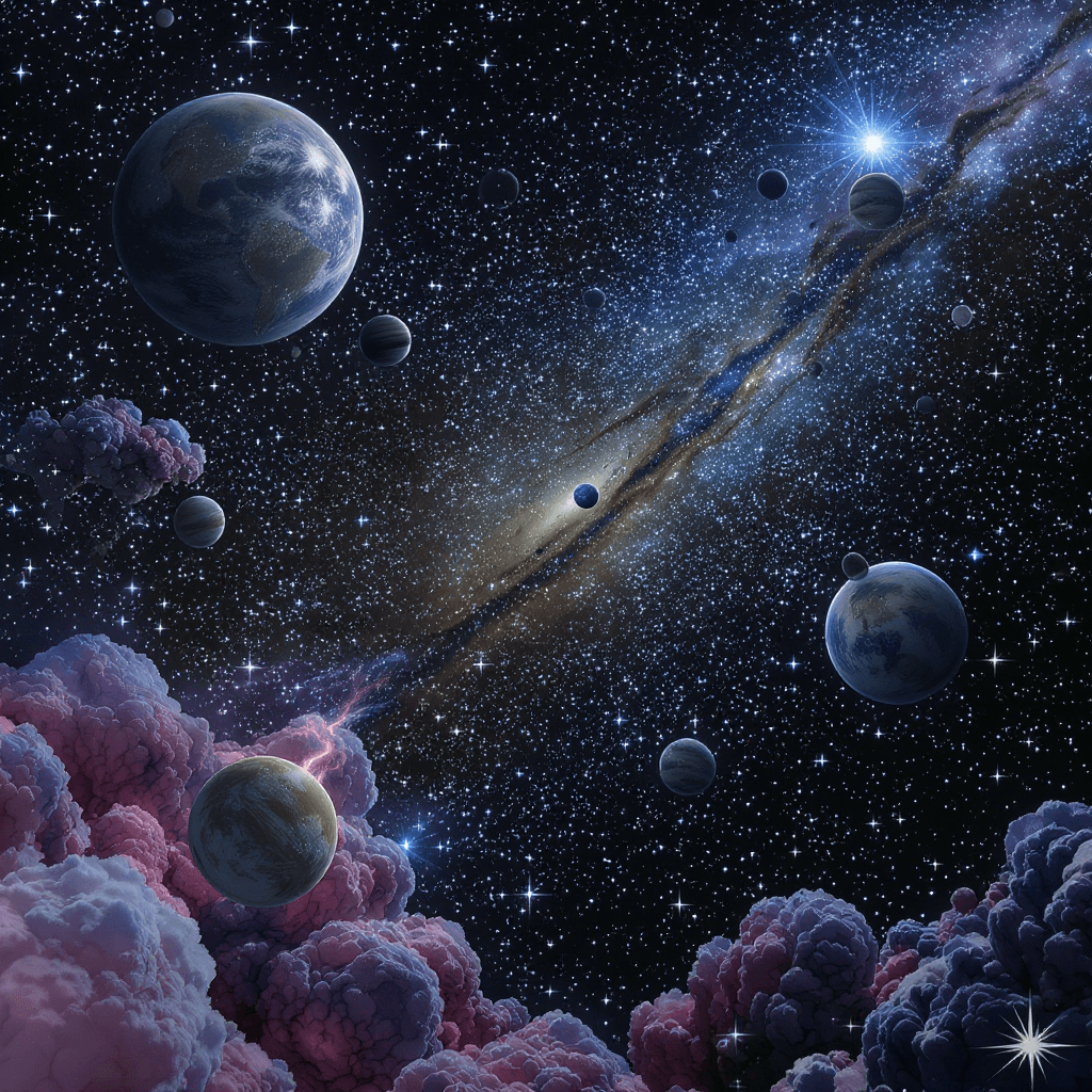 AI generated: extremely detailed random surrealistic outspace theme