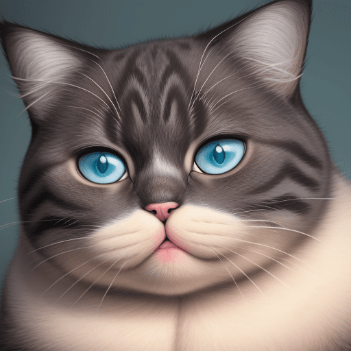 AI generated: close-up of a chubby cat ultra-realistic, portrait, shot on a Sony A7III, high quality --ar 35:64 --...