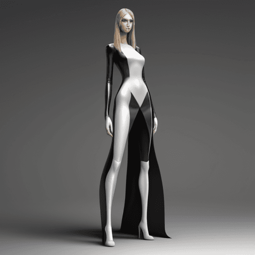 AI generated: Tall model ,4 k , ultra HD 