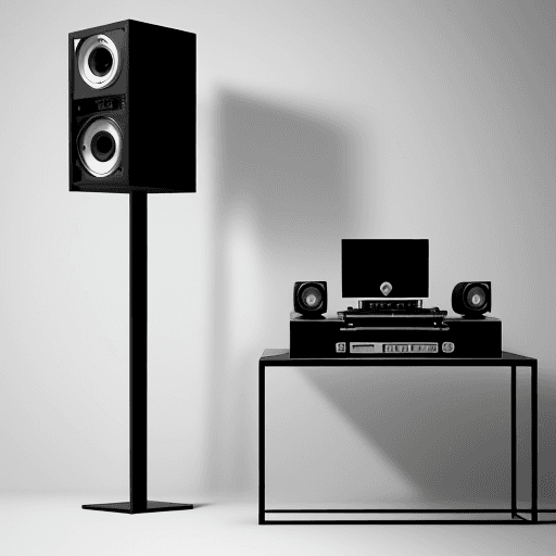 AI generated: Minimalist, elegant, dj 
