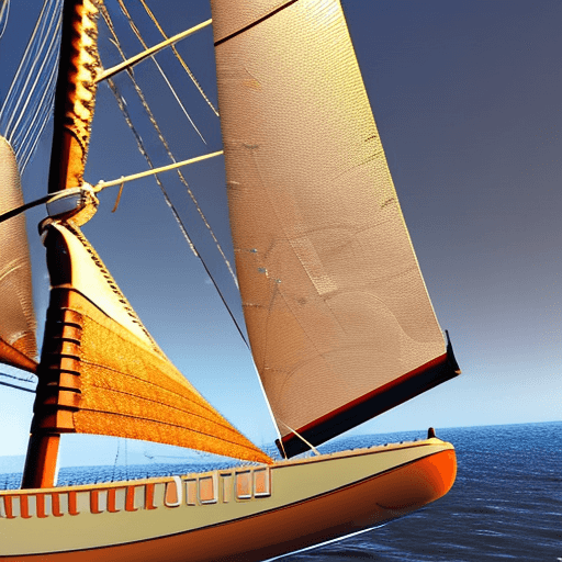 AI generated: Photo of a ultra realistic sailing ship, dramatic light, pale sunrise, cinematic lighting, battered,...
