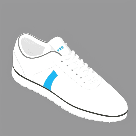 AI generated: un logo para un negocio de zapatillas en el que haya un fondo, tiene que ser minimalista pero llamat...