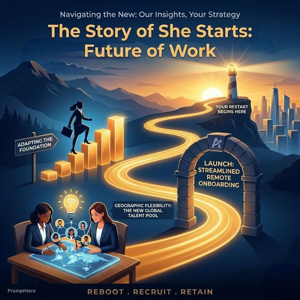 AI generated: Remort hiring trends 