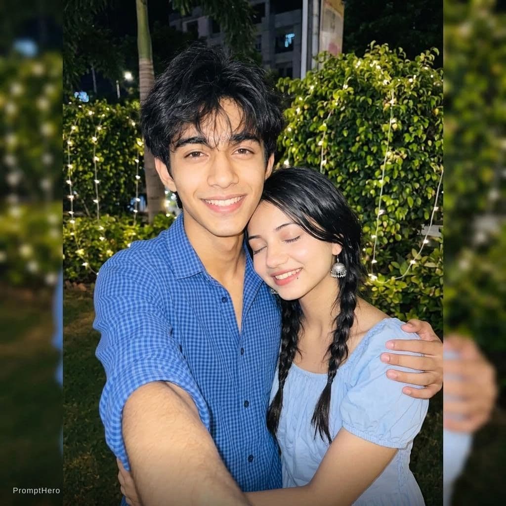 AI generated: a couple in love no face change 