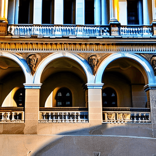 AI generated: Renaissance style a cinematic scene set during golden hour.