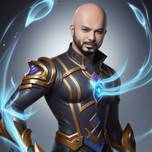 AI generated: Harith from mobile legends 