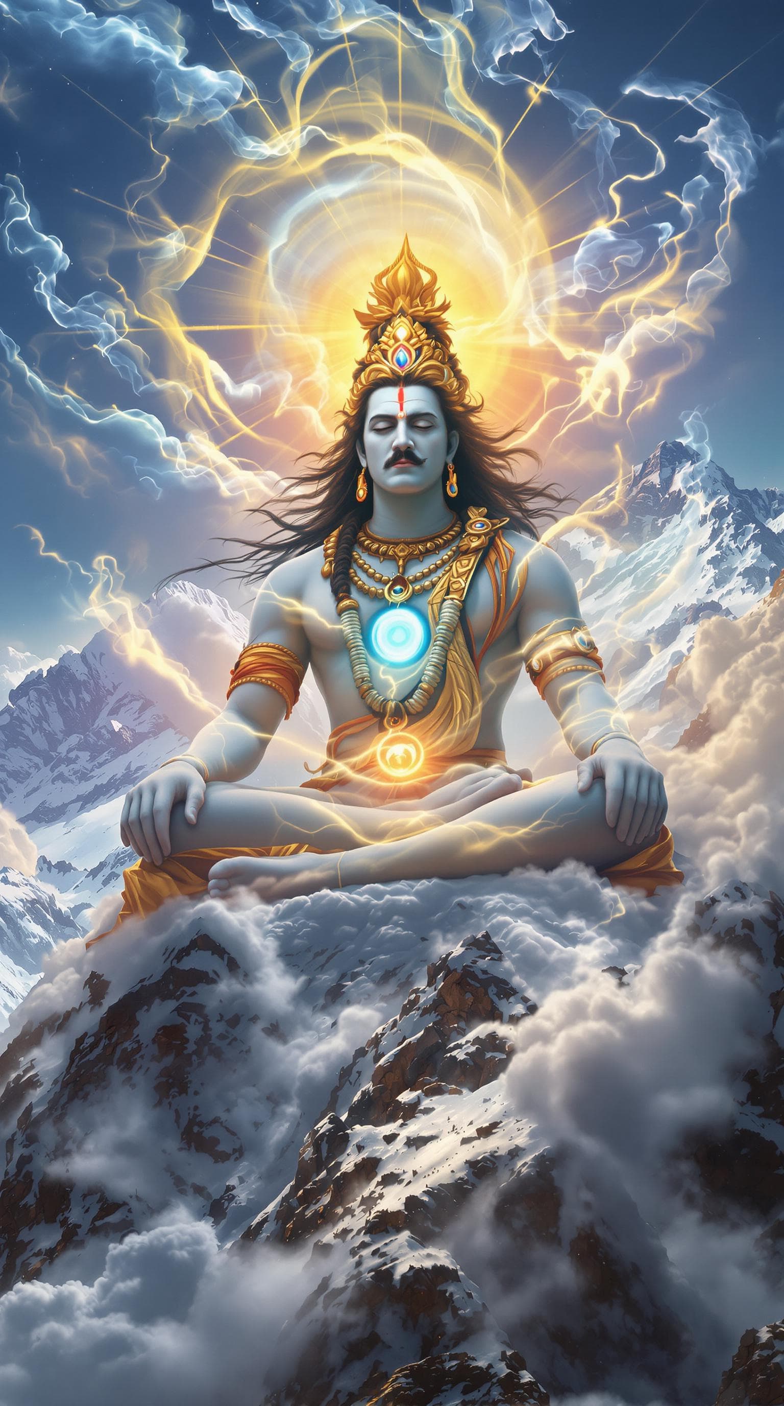AI generated: Create a hyper realistic 128k photorealistic image  of Adolf Hitler, depicted seated in meditation a...