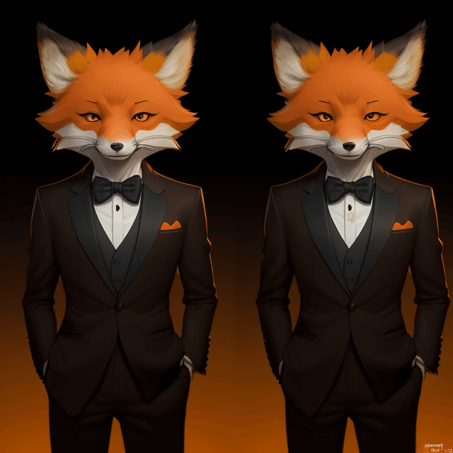 AI generated: high quality art by studio ghibli, moody lighting, anthropomorphic male fox, teenager, orange fur an...