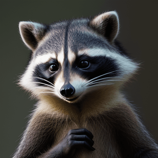 AI generated: anthropomorphic raccoon