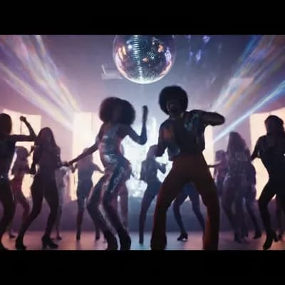 AI generated video: disco vibes