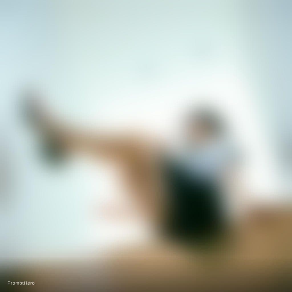 AI generated: A highly detailed, photorealistic, cinematic low-angle shot of a beautiful young East Asian woman in...
