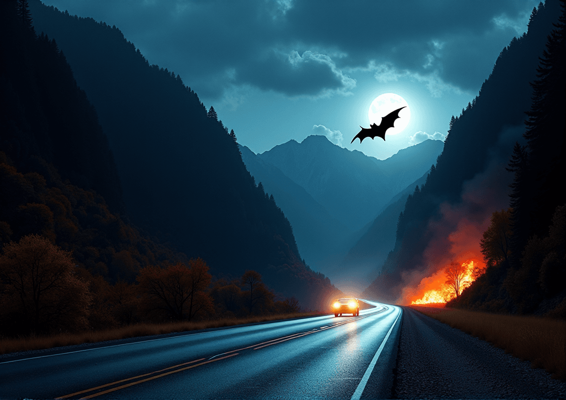 AI generated: Bat out of hell