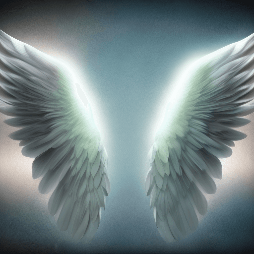 AI generated: ANGEL WINGS
, Cinematic, Photography, Cool Color Palette, Angelic, Ultrabright, UV