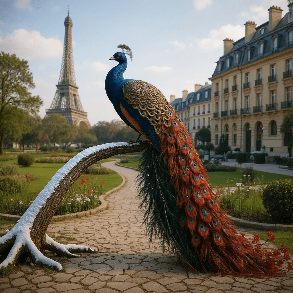 AI generated: in the garden of Paris