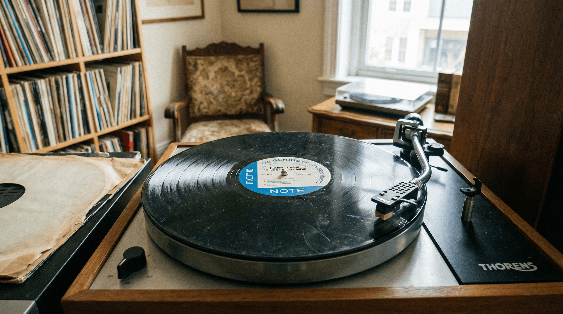 AI generated: Create a real vinyl image