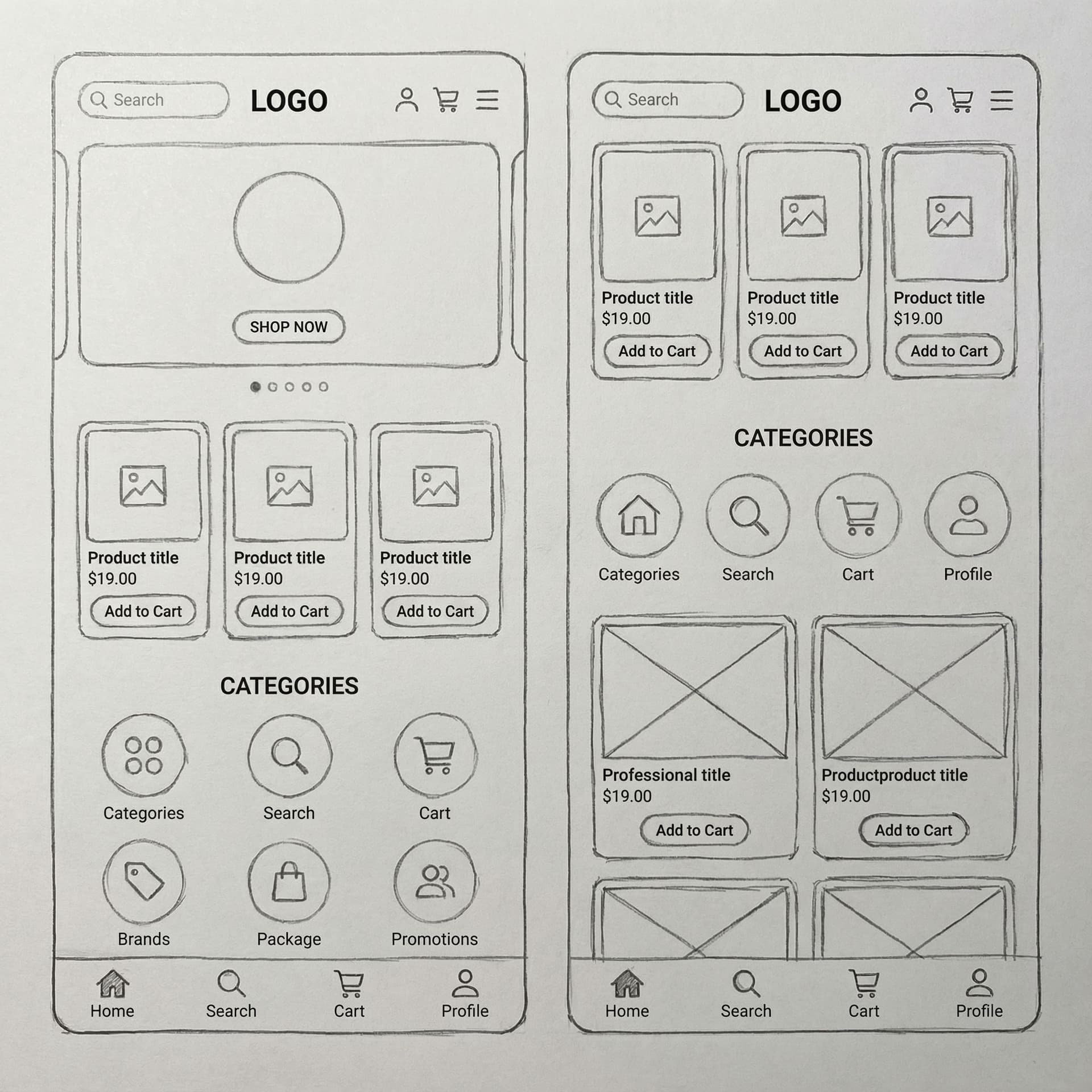 AI generated: convert in a low fidelity prototype