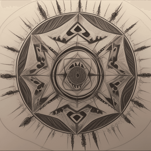 AI generated: generational trauma draw