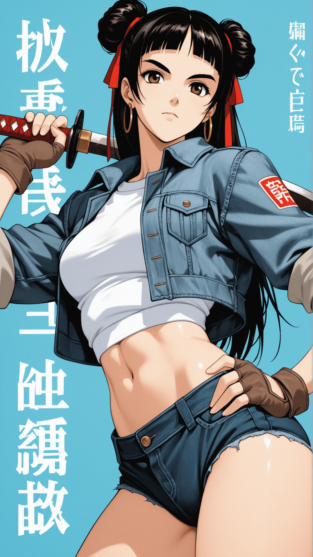 AI generated: 1girl, female, portrait, (2000s \(style\), animification:1.3), best quality, masterpiece, (long hair...
