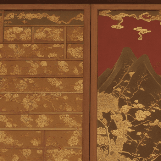 AI generated: High Resolution, 8k, Japan oriental Design, Frontseite of a Museum