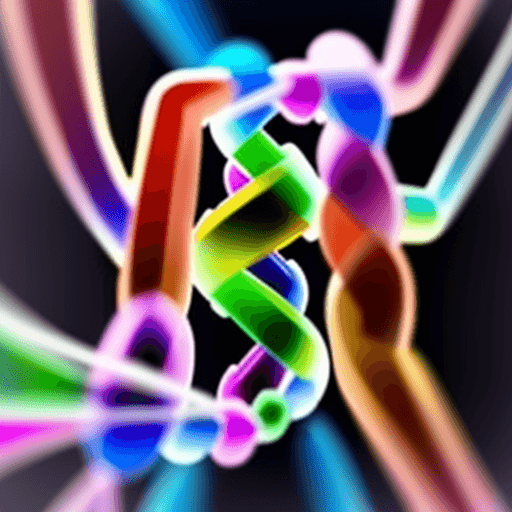 AI generated: draw dna double helix