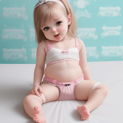 AI generated: cute diaper, diaper fetish, diaper girl, diaper, comic