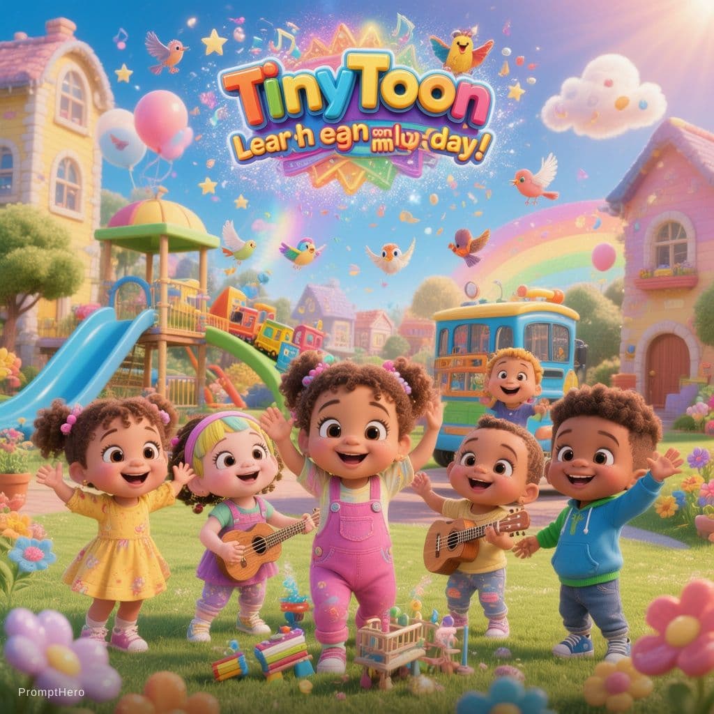 AI generated: Create a high-quality 3D animated toddler video in a colorful nursery rhyme style similar to popular...