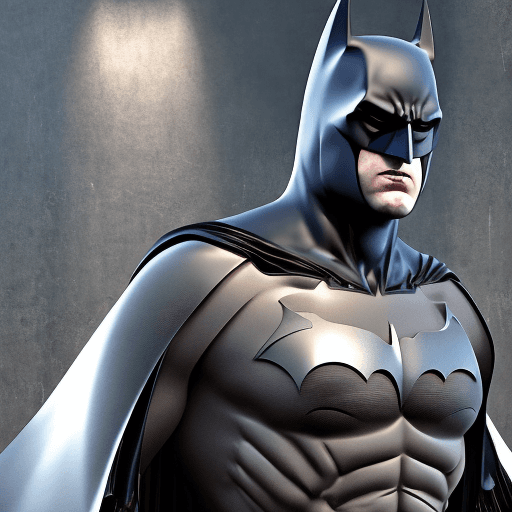 AI generated: batman full body metal,steampunk, 8k, ultra realism, HD, UHD— beta