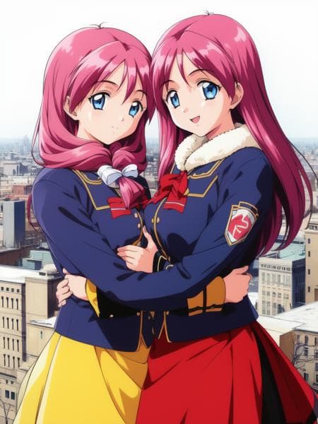 白雪美帆＆真帆 Pony XL Shirayuki Miho_Maho (tokimeki memorial 2)
