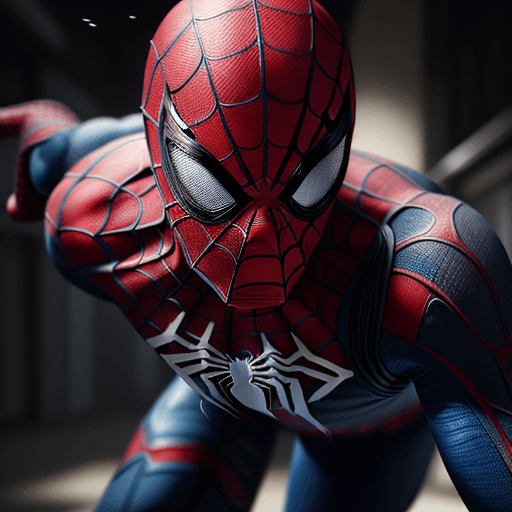 AI generated: Spider man in dynamics, highly detailed, packed with hidden details, style, high dynamic range, hype...