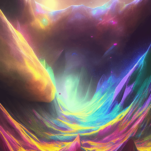 AI generated:   Prismatic vivid, bold, and often unnatural colors, as well as simplified forms and expressive brus...