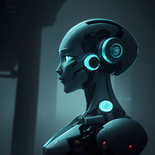 AI generated: Generate a high-resolution, visually striking image featuring a complex and detailed robot in a futu...