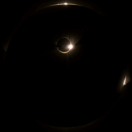 AI generated: Photo of a Total Solar Eclipse. hyper realism, high detail, octane render, blender render, 8K