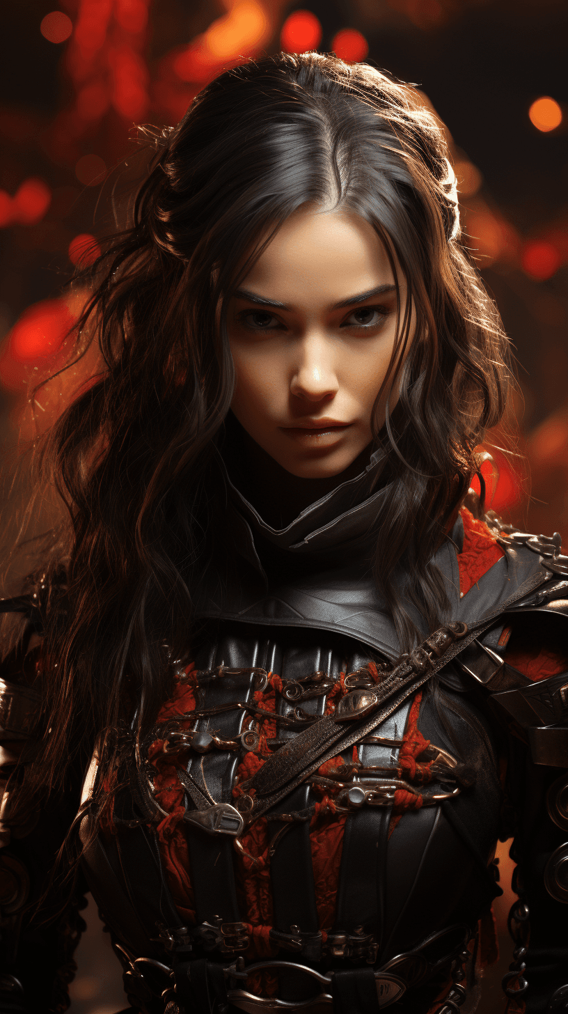 AI generated: assassin doppelganger 2 1 pc xbox 360, in the style of influenced by ancient chinese art, alfred aug...