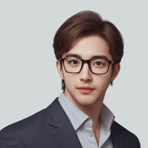 AI generated: handsome bee wearing glasses