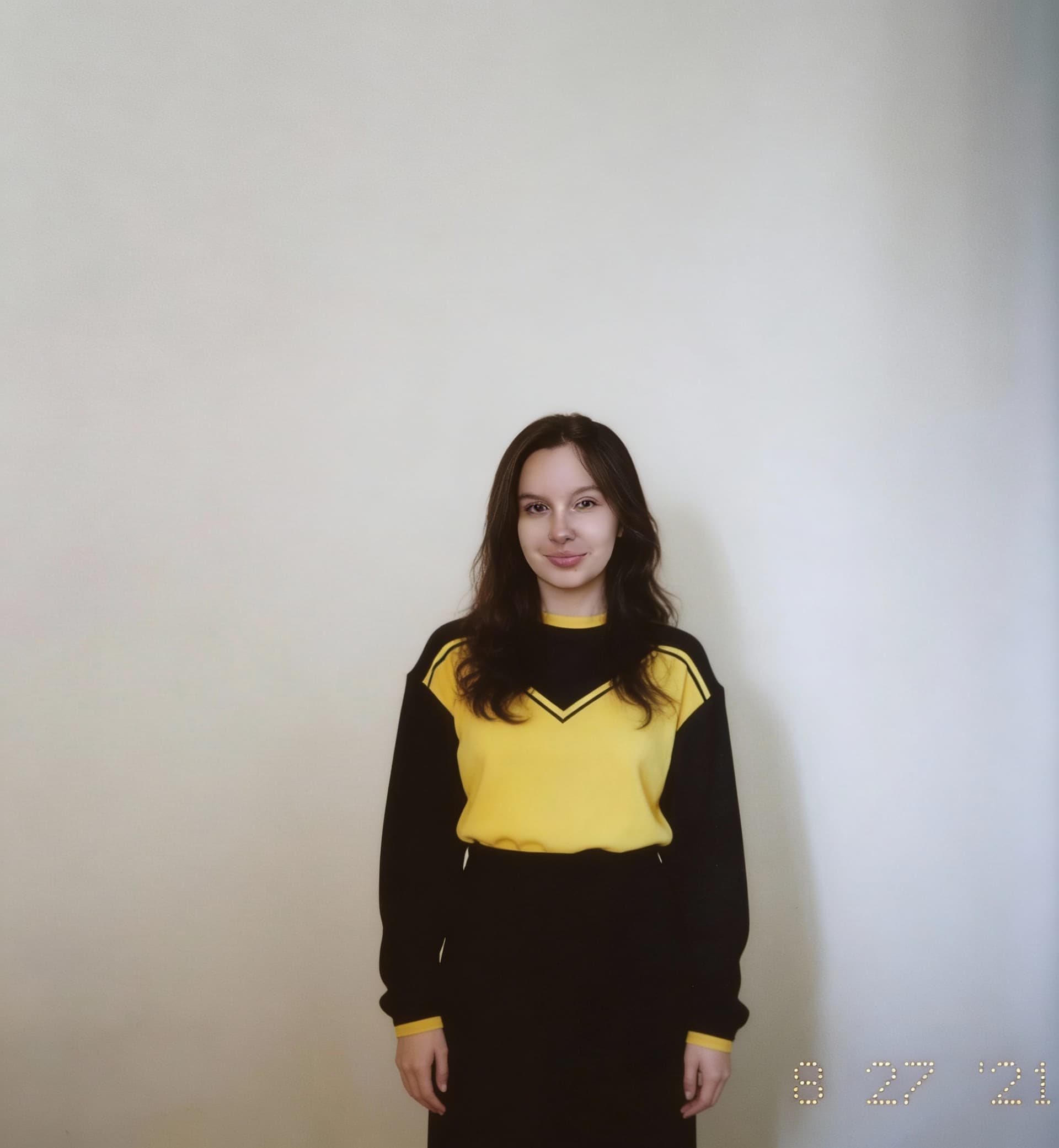 AI generated: Create a full-body, front-facing image of her.