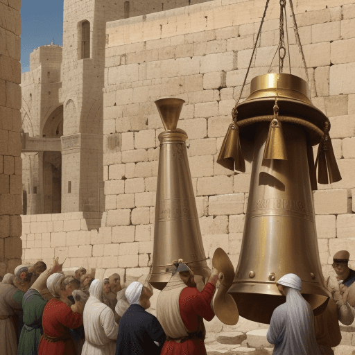 AI generated: History of Jerusalem bells ringing


