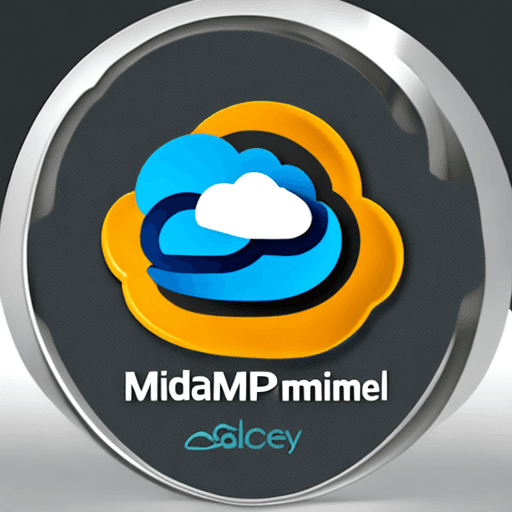 AI generated: the logo of the SAASMYPME company, modern, corporate, cloud services business