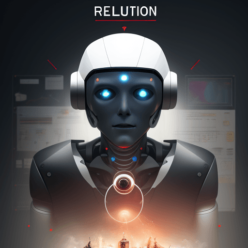 AI generated: make a poster about revolution of AI
