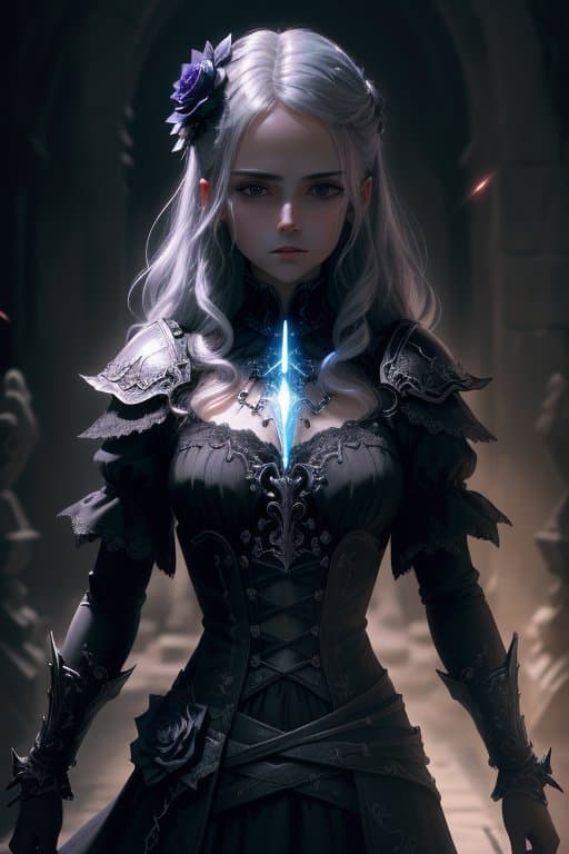AI generated: (extremely detailed 8k wallpaper), a medium shot photo of a fearful necromancer, Intricate, High Det...