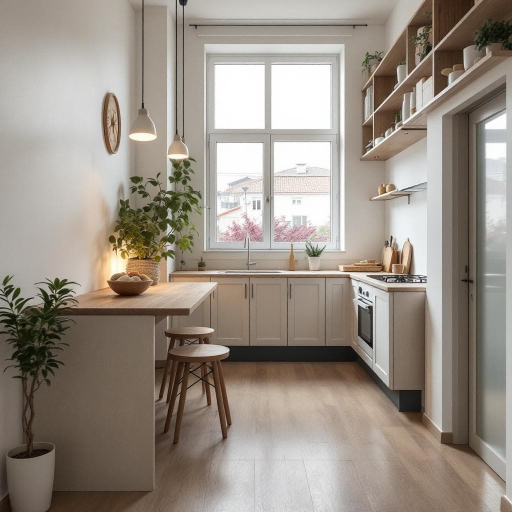 AI generated: The interior of a ground floor, two-story, single-room space in Kozani Greece, approximately 65m² th...