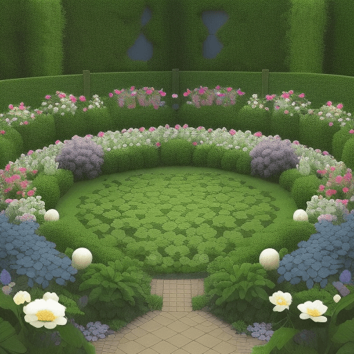 AI generated: highly detailed wallpaper pattern realistic looking garden micro pattern flower garden detailed w