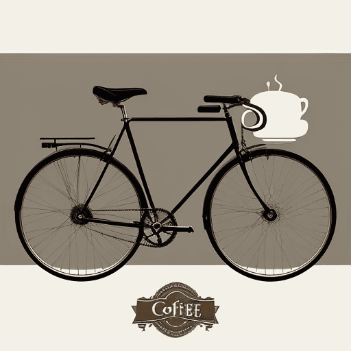 AI generated: Create a logo that seamlessly blends the silhouette of a classic bicycle with the sophistication of ...