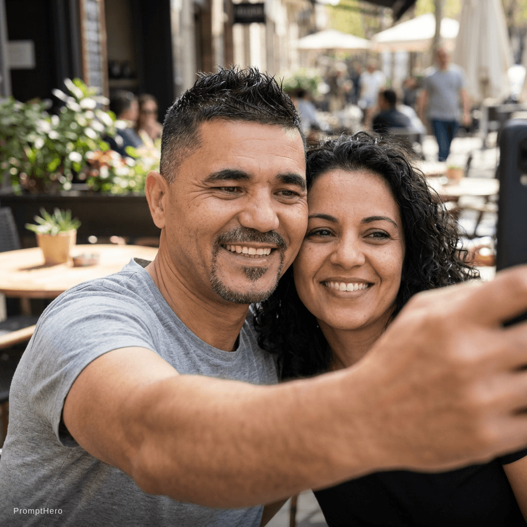 AI generated: Selfie 